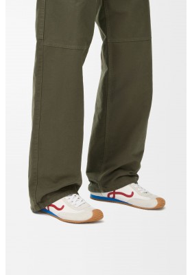 LOEWE Ballet Runner 2.0 In Nylon And Calfskin White Red Blue