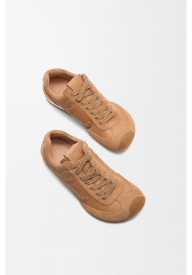 LOEWE Ballet Runner 2.0 In Soft Calfskin Cinnamon