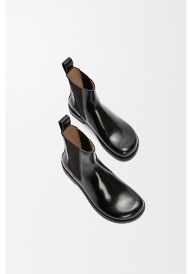 LOEWE Campo Chelsea Boot In Brushed Calfskin Black
