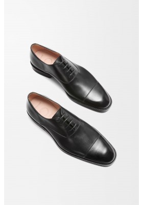 LOEWE Crown Oxford In Shiny Calfskin Black