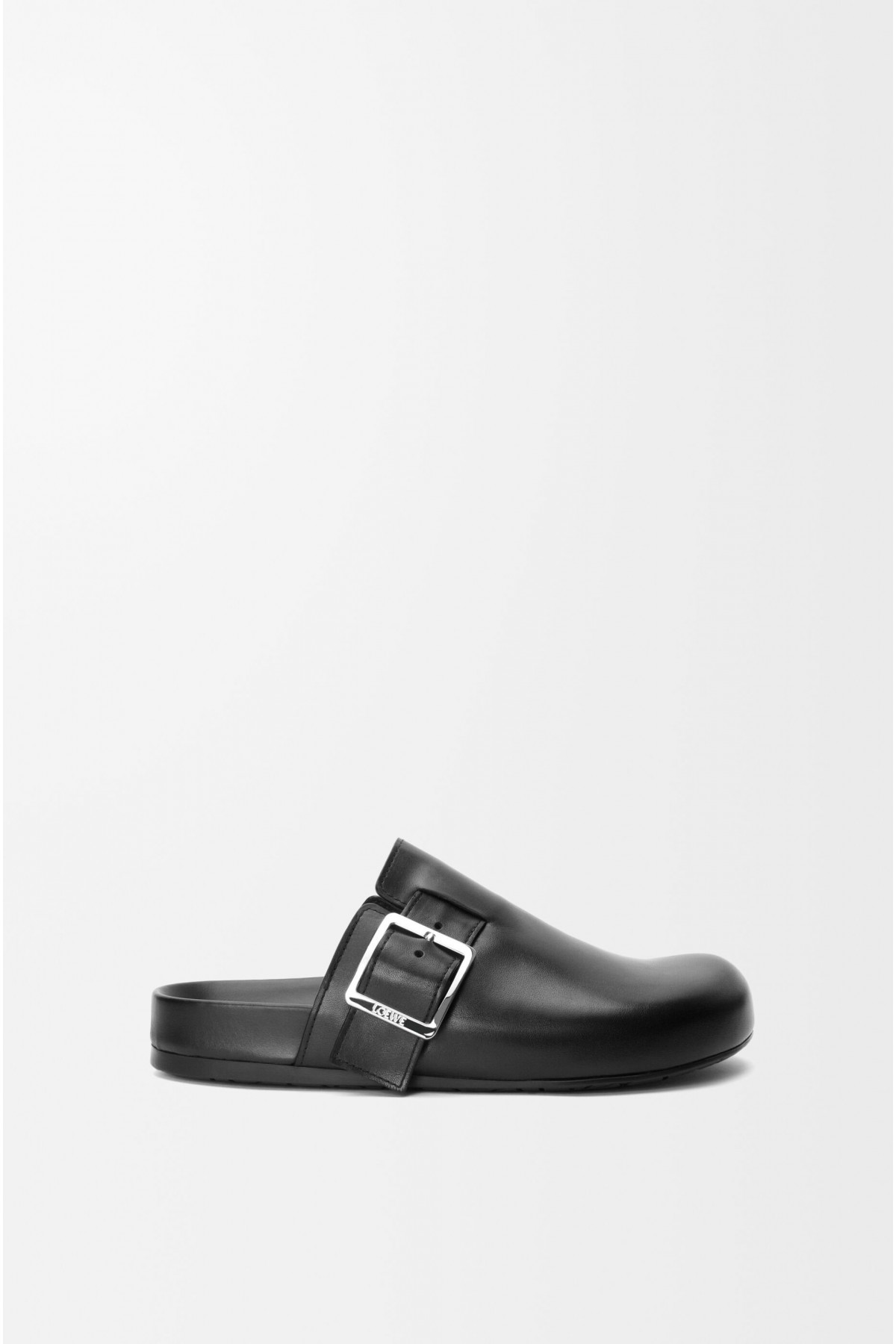 LOEWE Ease Buckle Mule In Vegetable-tanned Calfskin Black