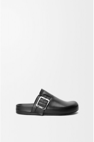 LOEWE Ease Buckle Mule In Vegetable-tanned Calfskin Black