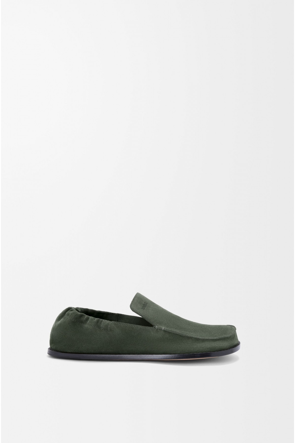 LOEWE Flex Loafer In Suede Sage
