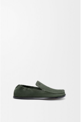 LOEWE Flex Loafer In Suede Sage