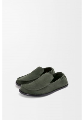 LOEWE Flex Loafer In Suede Sage