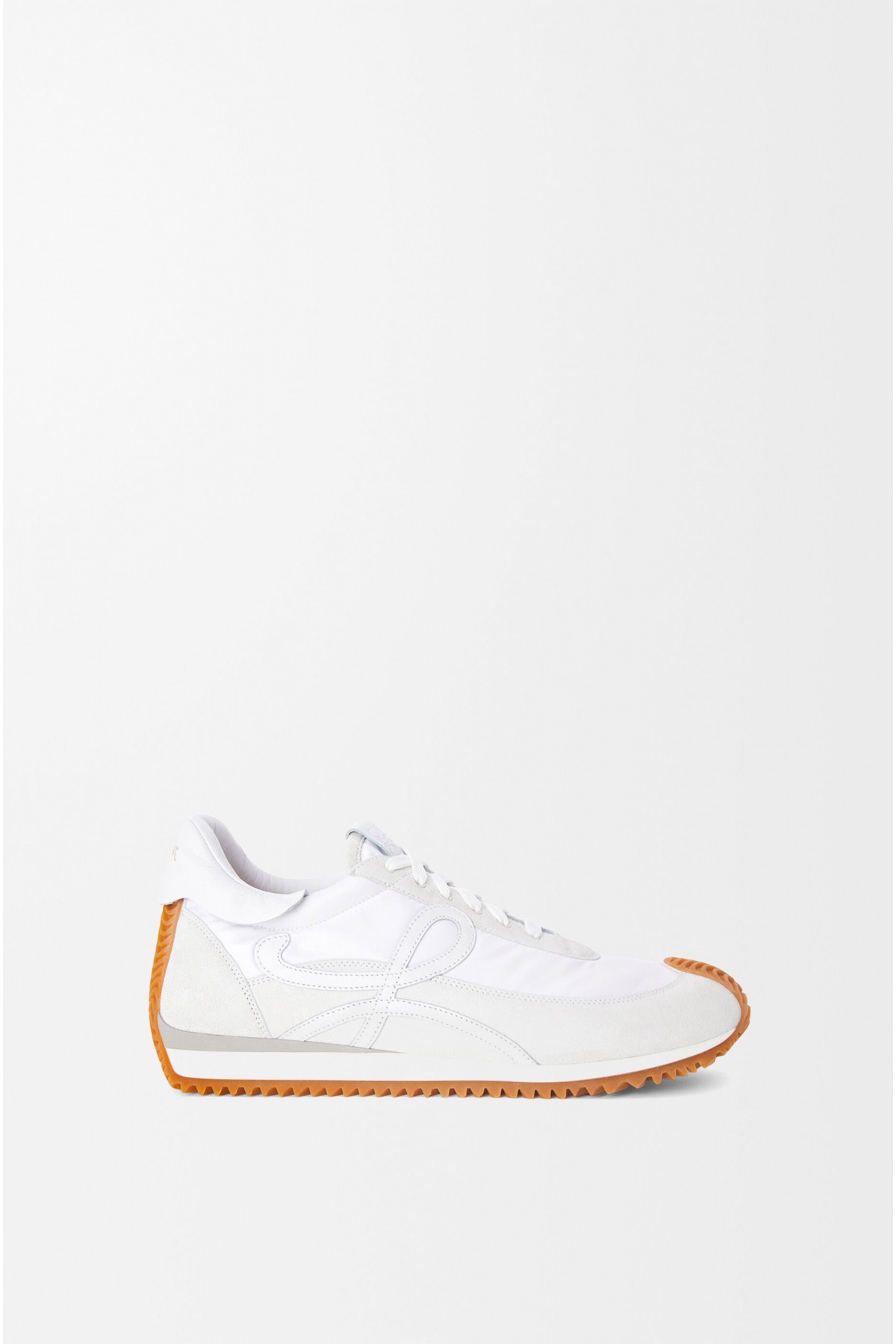 LOEWE Flow Runner In Nylon And Suede White