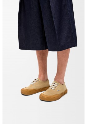 LOEWE Terra Vulca Lace-up Sneaker In Suede Gold