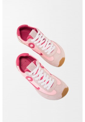 LOEWE Ballet Runner 2.0 In Nylon And Calfskin Baby Pink Fuxia Old Pink