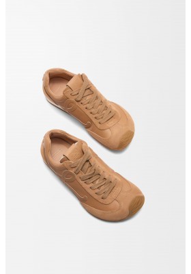 LOEWE Ballet Runner 2.0 In Soft Calfskin Cinnamon