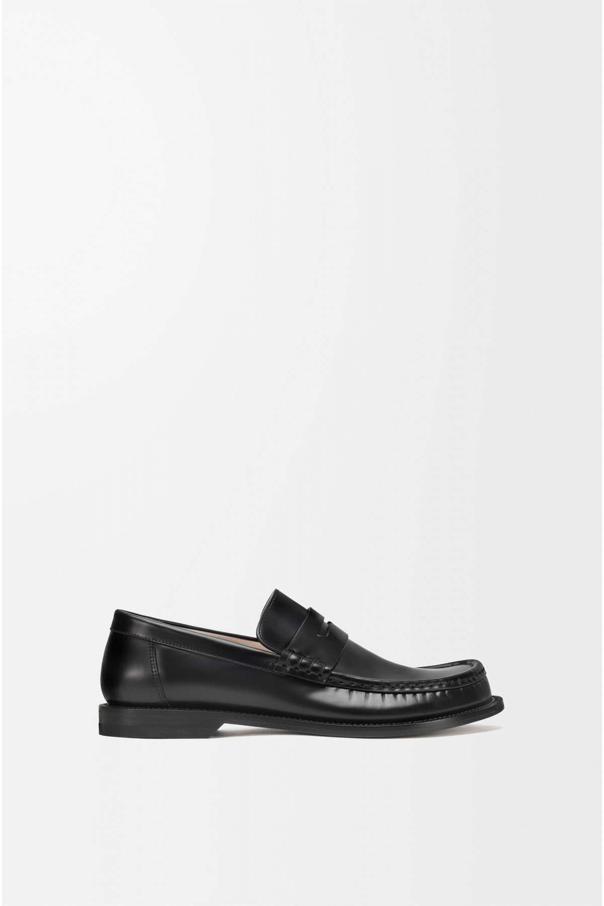LOEWE Campo Loafer In Brushed Calfskin Black