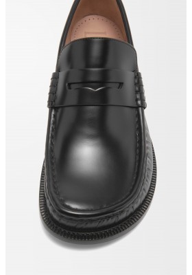 LOEWE Campo Loafer In Brushed Calfskin Black
