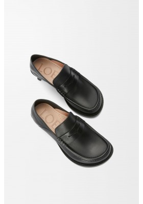 LOEWE Campo Loafer In Soft Calfskin Black