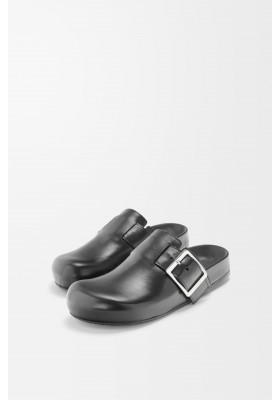 LOEWE Ease Buckle Mule In Vegetable-tanned Calfskin Black