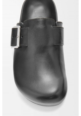LOEWE Ease Buckle Mule In Vegetable-tanned Calfskin Black