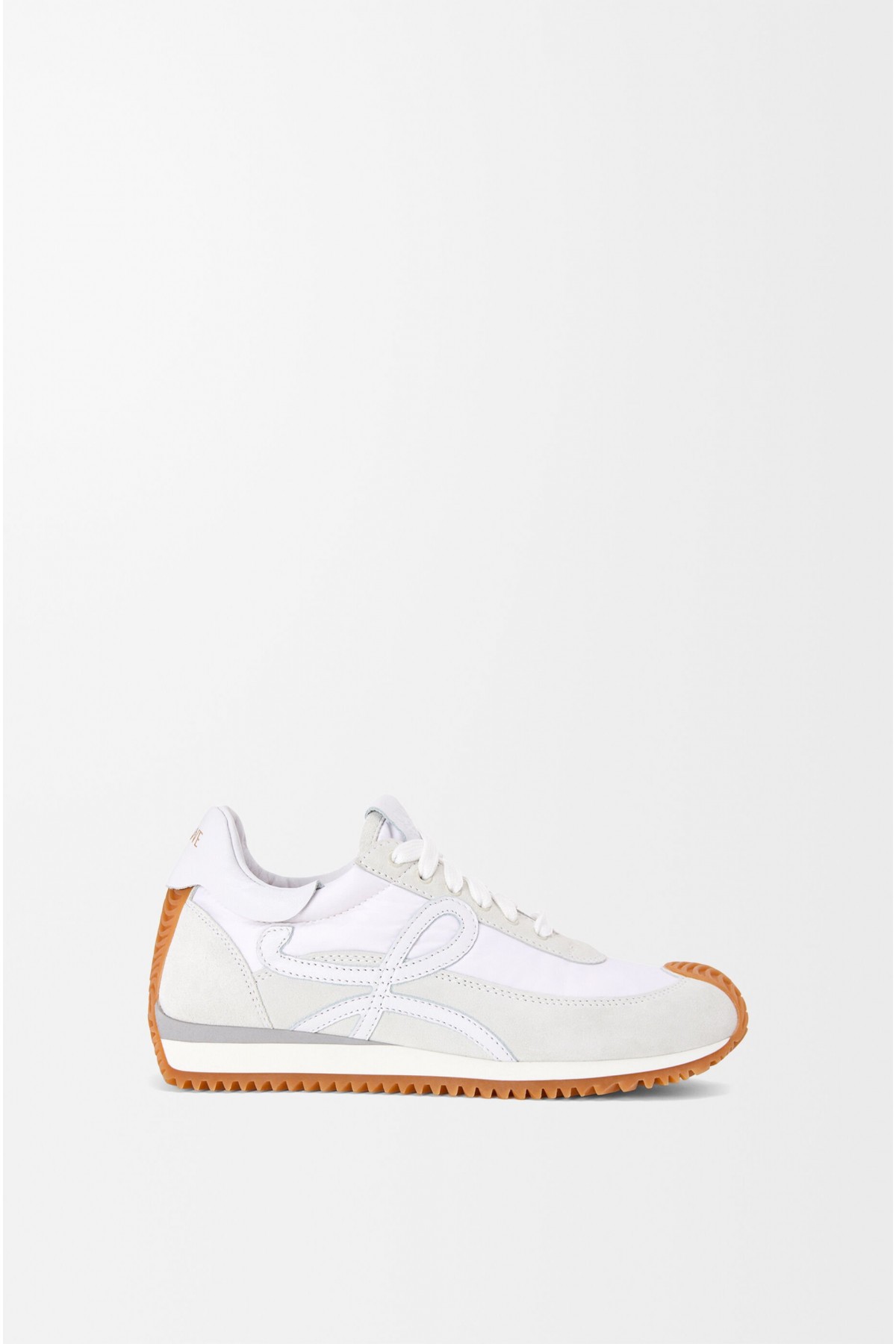 LOEWE Flow Runner In Nylon And Suede White