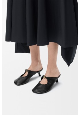 LOEWE Pebble Soft Mule In Nappa Lambskin Black