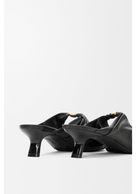 LOEWE Pebble Soft Mule In Nappa Lambskin Black