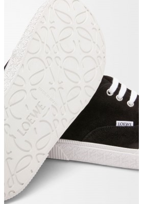 LOEWE Terra Vulca Lace-up Sneaker In Suede Black