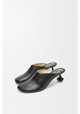 LOEWE Toy Mule In Goatskin Black