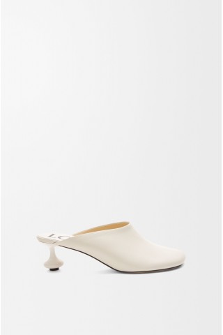 LOEWE Toy Mule In Goatskin White