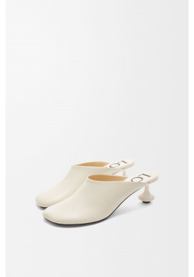 LOEWE Toy Mule In Goatskin White
