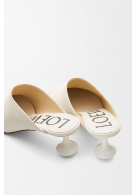 LOEWE Toy Mule In Goatskin White