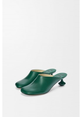 LOEWE Toy Mule In Goatskin Forest Green