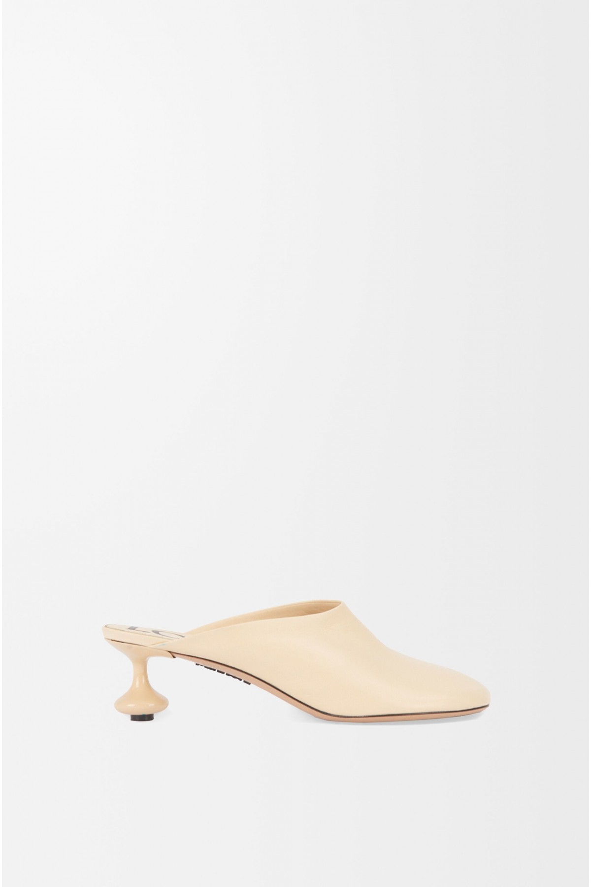LOEWE Toy Mule In Goatskin Oat Milk