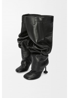LOEWE Toy Over The Knee Boot In Nappa Lambskin Black