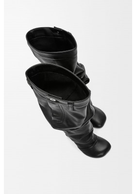 LOEWE Toy Over The Knee Boot In Nappa Lambskin Black