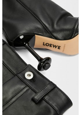 LOEWE Toy Over The Knee Boot In Nappa Lambskin Black