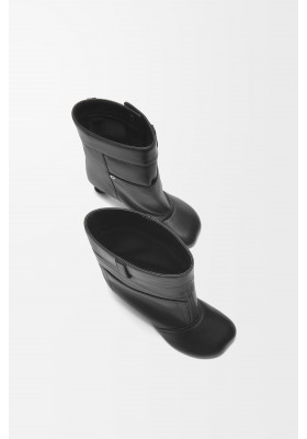 LOEWE Toy Panta Ankle Bootie In Lambskin Black