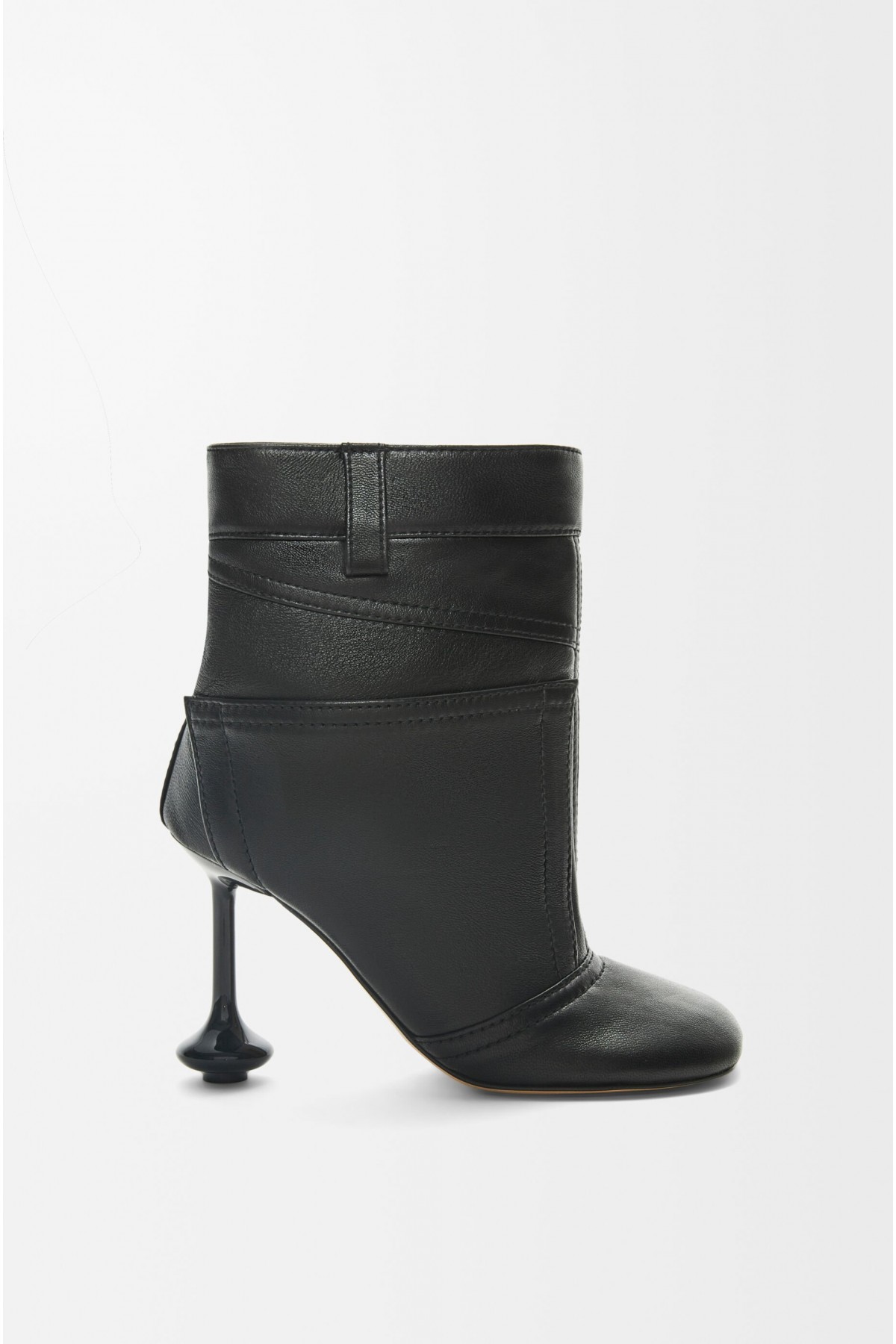 LOEWE Toy Panta Ankle Bootie In Nappa Lambskin Black