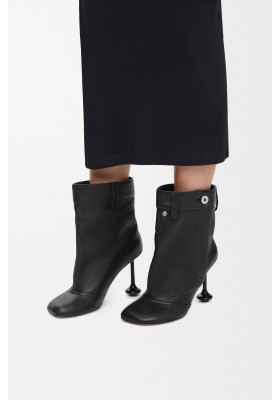 LOEWE Toy Panta Ankle Bootie In Nappa Lambskin Black