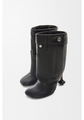 LOEWE Toy Panta Ankle Bootie In Nappa Lambskin Black