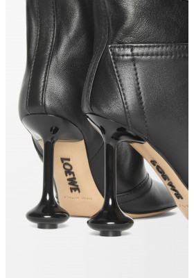 LOEWE Toy Panta Ankle Bootie In Nappa Lambskin Black