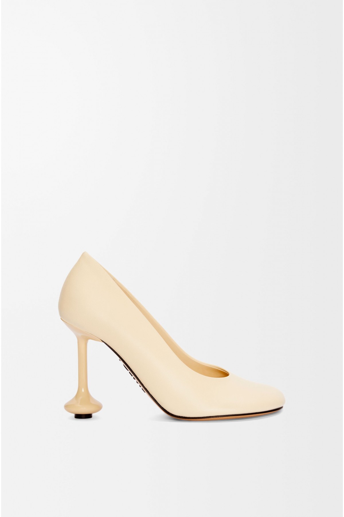 LOEWE Toy Pump In Goatskin Oat Milk