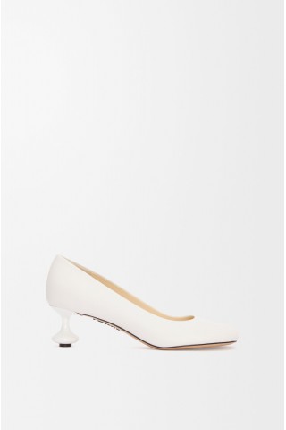 LOEWE Toy Pump In Goatskin White