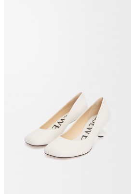 LOEWE Toy Pump In Goatskin White