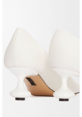 LOEWE Toy Pump In Goatskin White