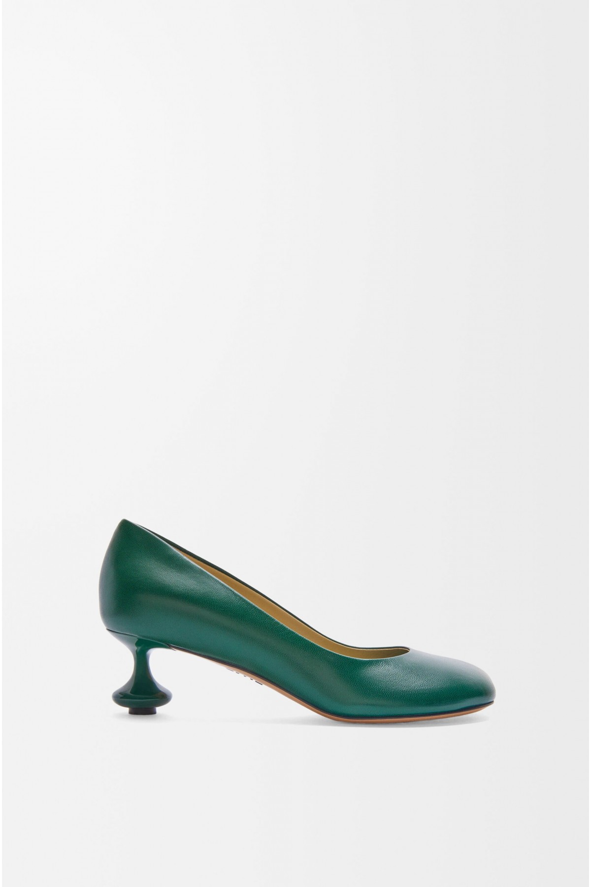 LOEWE Toy Pump In Goatskin Forest Green