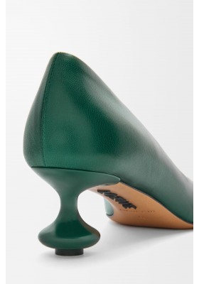 LOEWE Toy Pump In Goatskin Forest Green