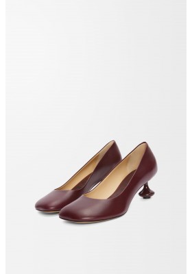LOEWE Toy Pump In Goatskin Burgundy