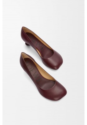 LOEWE Toy Pump In Goatskin Burgundy