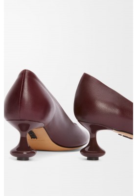 LOEWE Toy Pump In Goatskin Burgundy