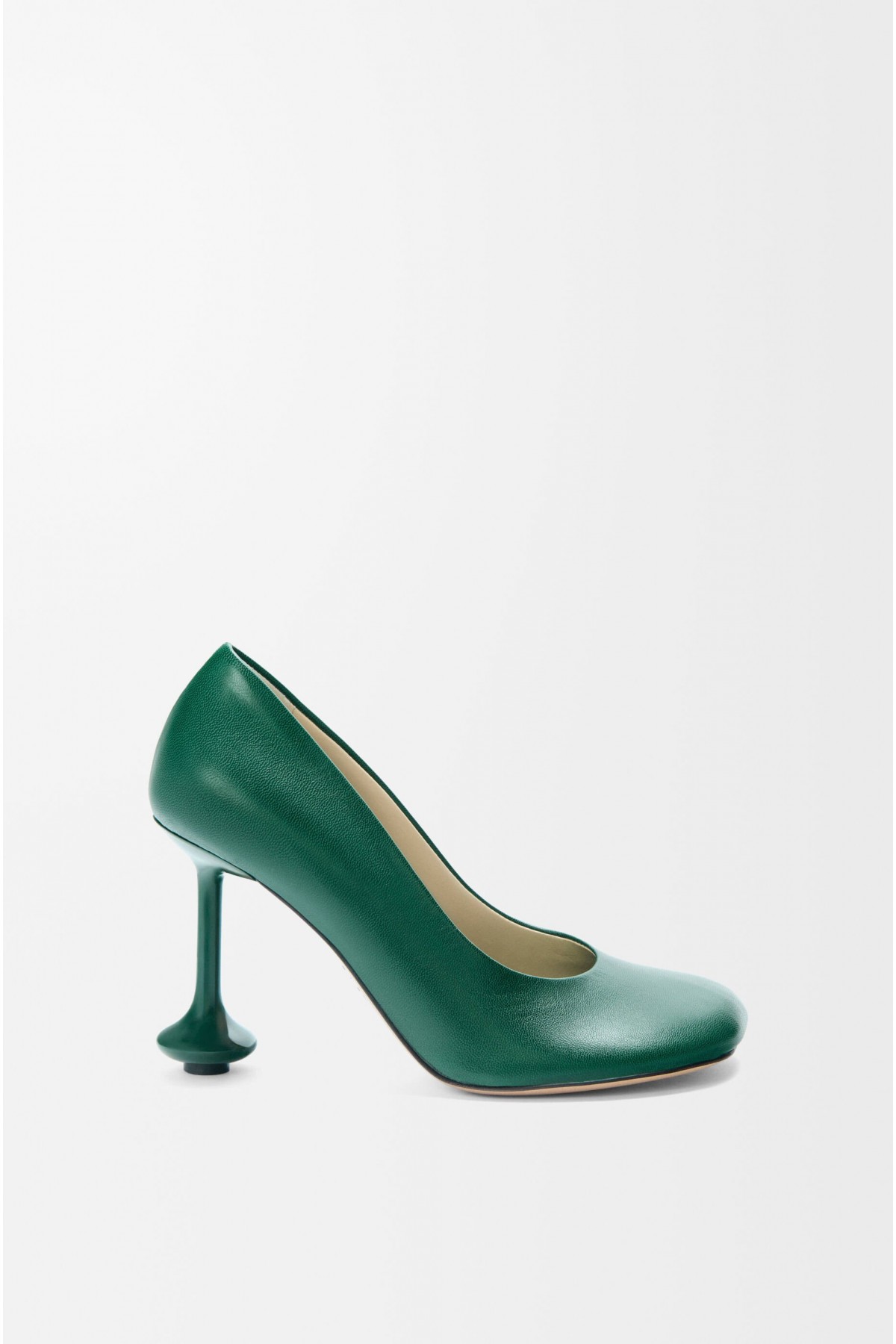 LOEWE Toy Pump In Goatskin Forest Green