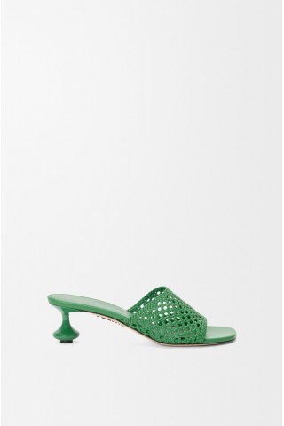 LOEWE Toy Slide In Calfskin Green