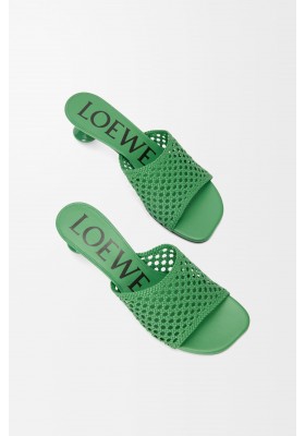 LOEWE Toy Slide In Calfskin Green