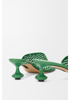 LOEWE Toy Slide In Calfskin Green