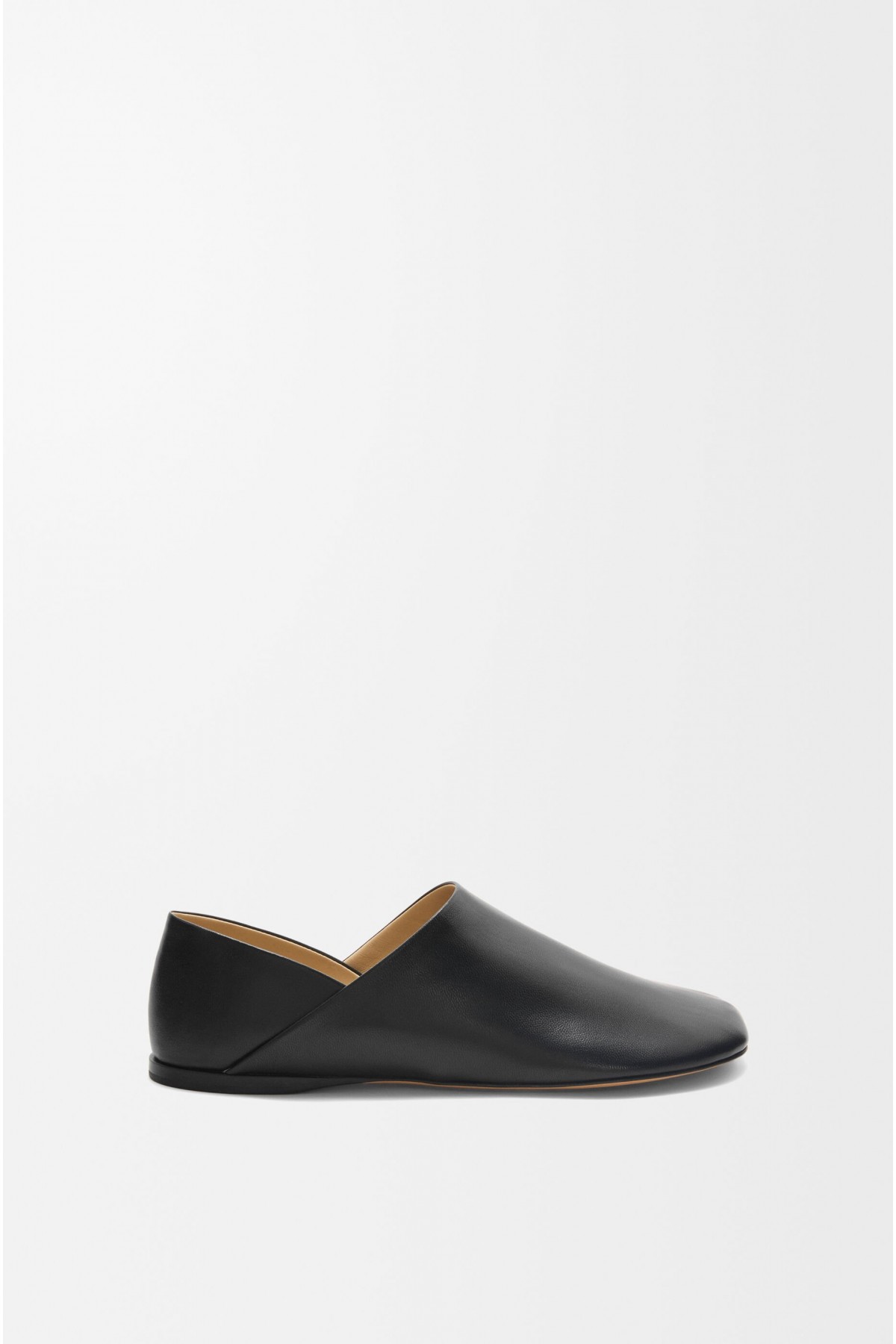 LOEWE Toy Slipper In Goatskin Black